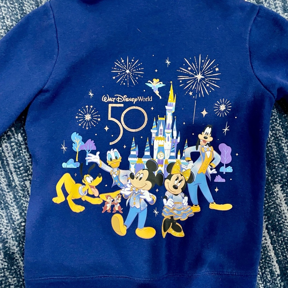 Walt Disney World park exclusive 50th anniversary limited edition sweatshirt